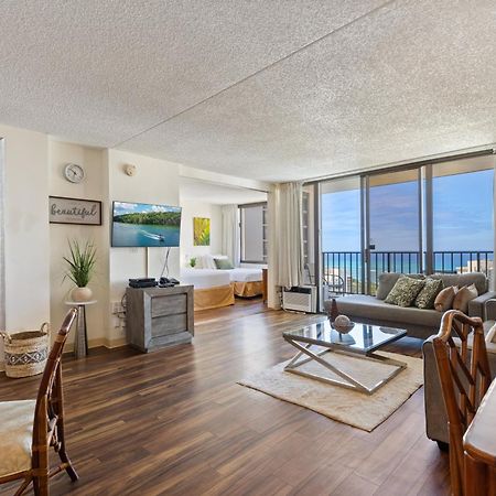 Beautifully Renovated 32Nd Floor Deluxe Ocean View Waikiki Condo Condo Honolulu Exterior foto