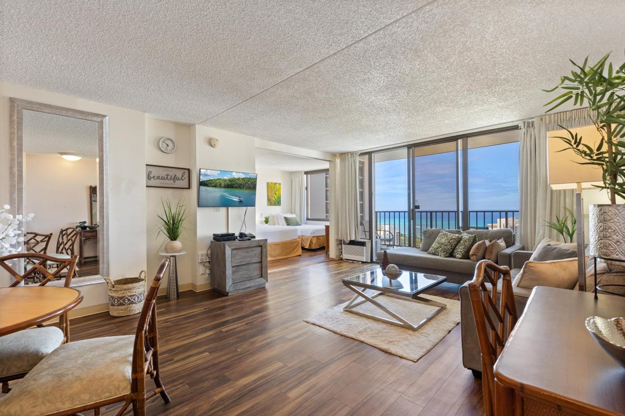 Beautifully Renovated 32Nd Floor Deluxe Ocean View Waikiki Condo Condo Honolulu Exterior foto